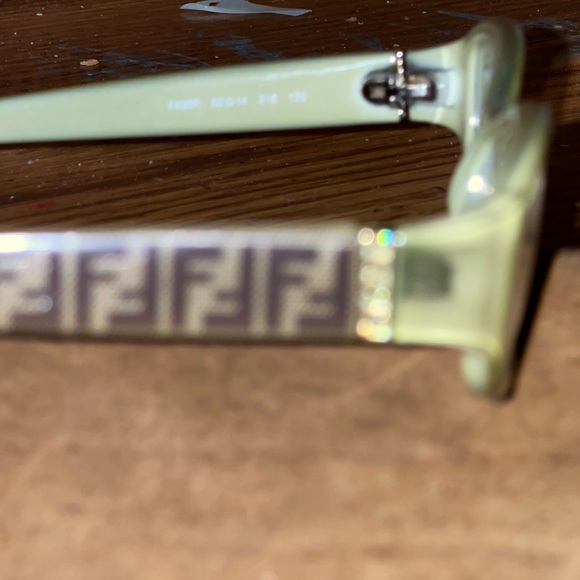 Fendi NWT Authentic Green and Brown 838R Prescription Eyeglasses - Picture 9 of 16